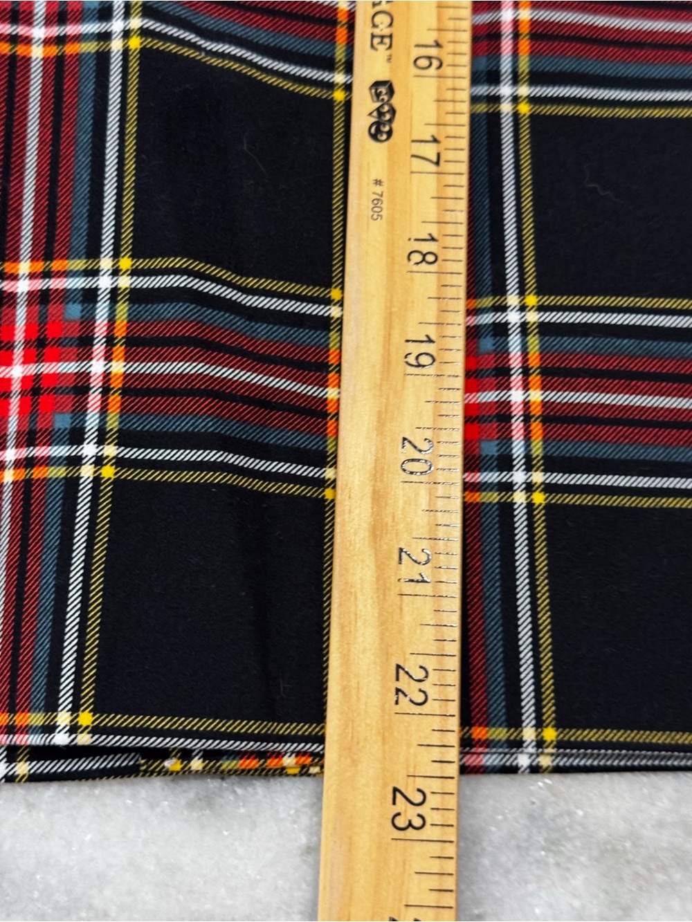 J. Crew Classic Black Plaid Pencil Skirt - Red & Yellow Tartan NWT Sz 14 - Picture 6 of 6